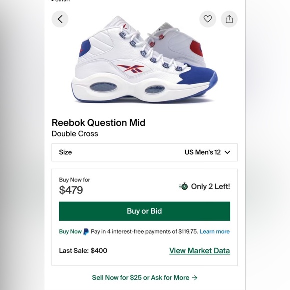 Reebok Question Mid - Picture 9 of 9